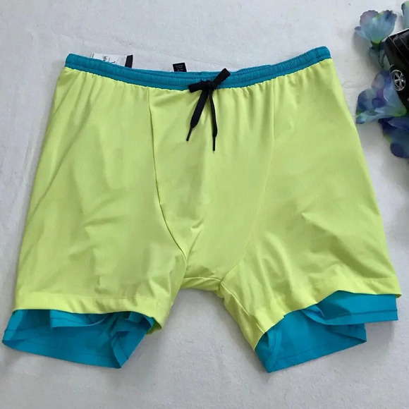 Lands' End NWT Blue Sport Swim Trunk Men Various - Picture 9 of 12